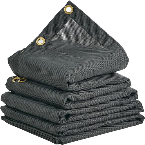 Mesh Truck Tarp Black - Mt Elliot
