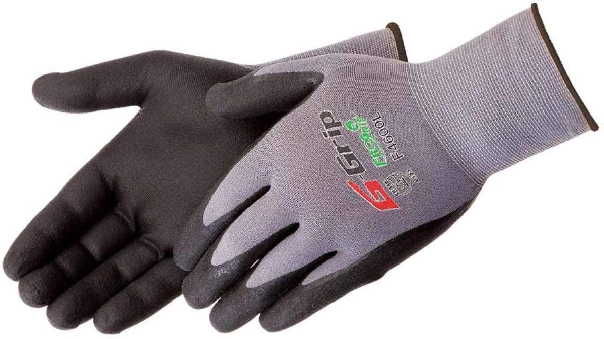 Gloves Black Nylon G- Grip - Mt Elliot